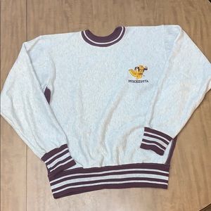 Vintage U of M Gopher Crewneck